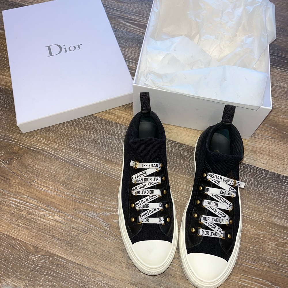 Christian Dior technical knit sneakers Noir 37 1/2